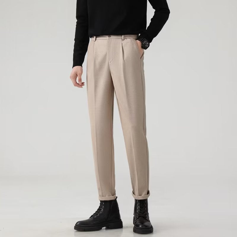 Men's Smoke Tube Cropped Trousers