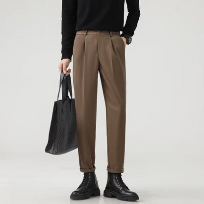 Men's Smoke Tube Cropped Trousers