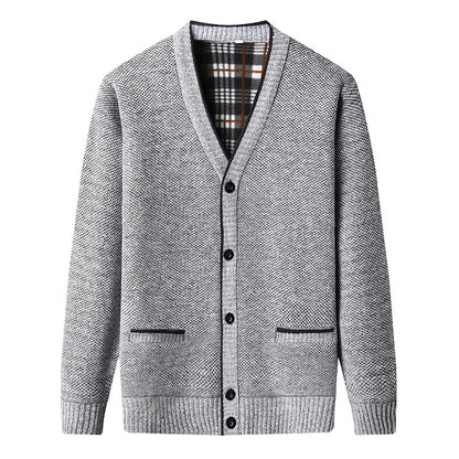 Men's Fleece Lined Cardigan