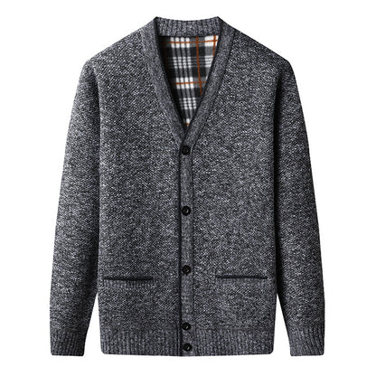 Men's Fleece Lined Cardigan