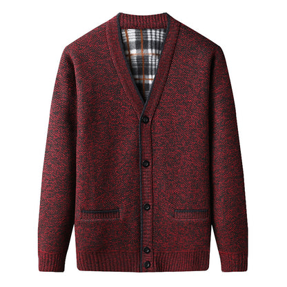 Men's Fleece Lined Cardigan