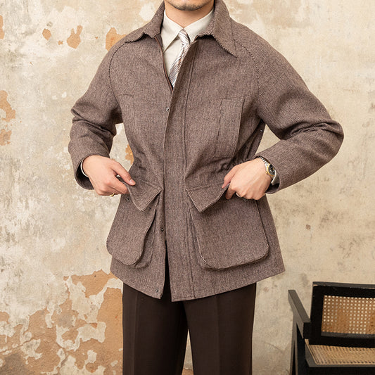 Men's Stylish Warm Lapel Coat