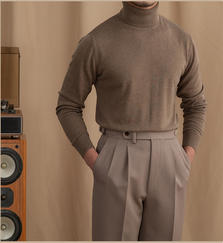 Men's Wool Turtleneck