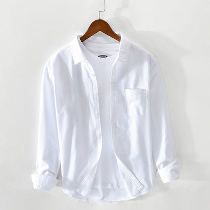 Men's Long Sleeve Oxford Shirt