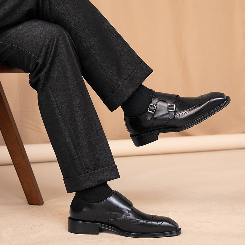 Men's Buckled Dress Shoes