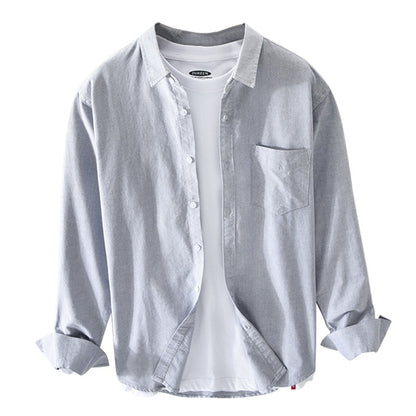 Men's Long Sleeve Oxford Shirt
