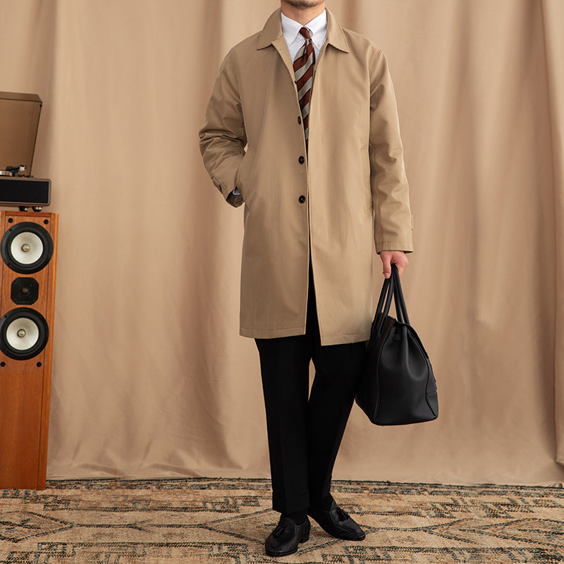 Men's Single Breasted Trenchcoat
