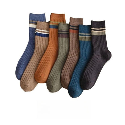 Men's Academic Striped Socks
