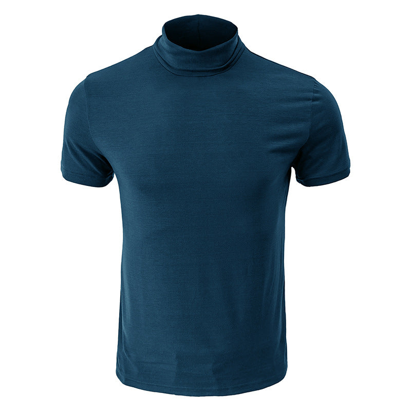 Men's European High Neck T-Shirt